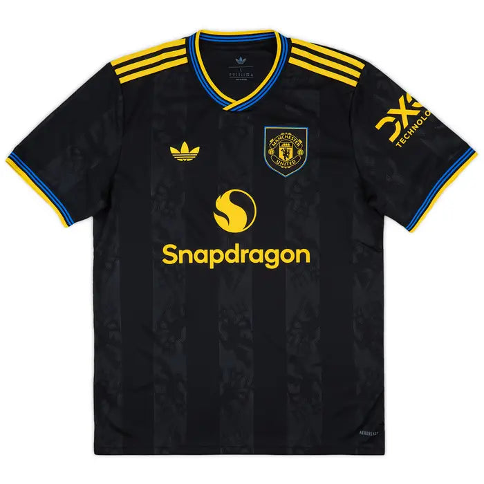 2025-26 Manchester United Third Shirt Black - CR7 STORE