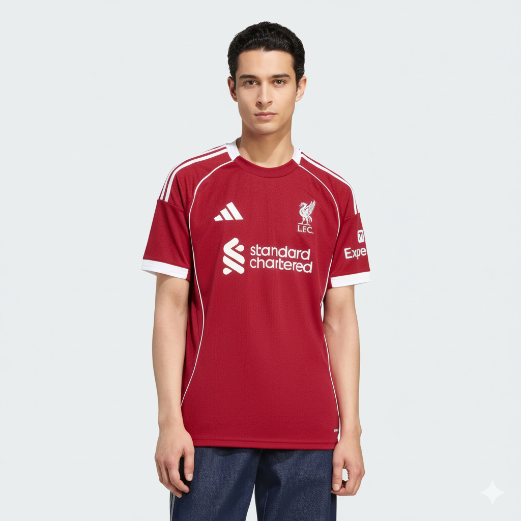 liverpool adidas 25/26 Home Shirt - CR7 STORE