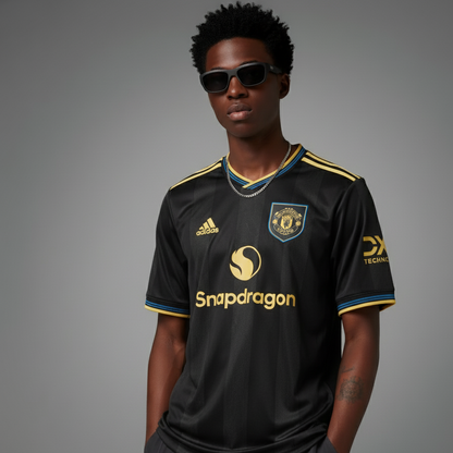 2025-26 Manchester United Third Shirt Black - CR7 STORE