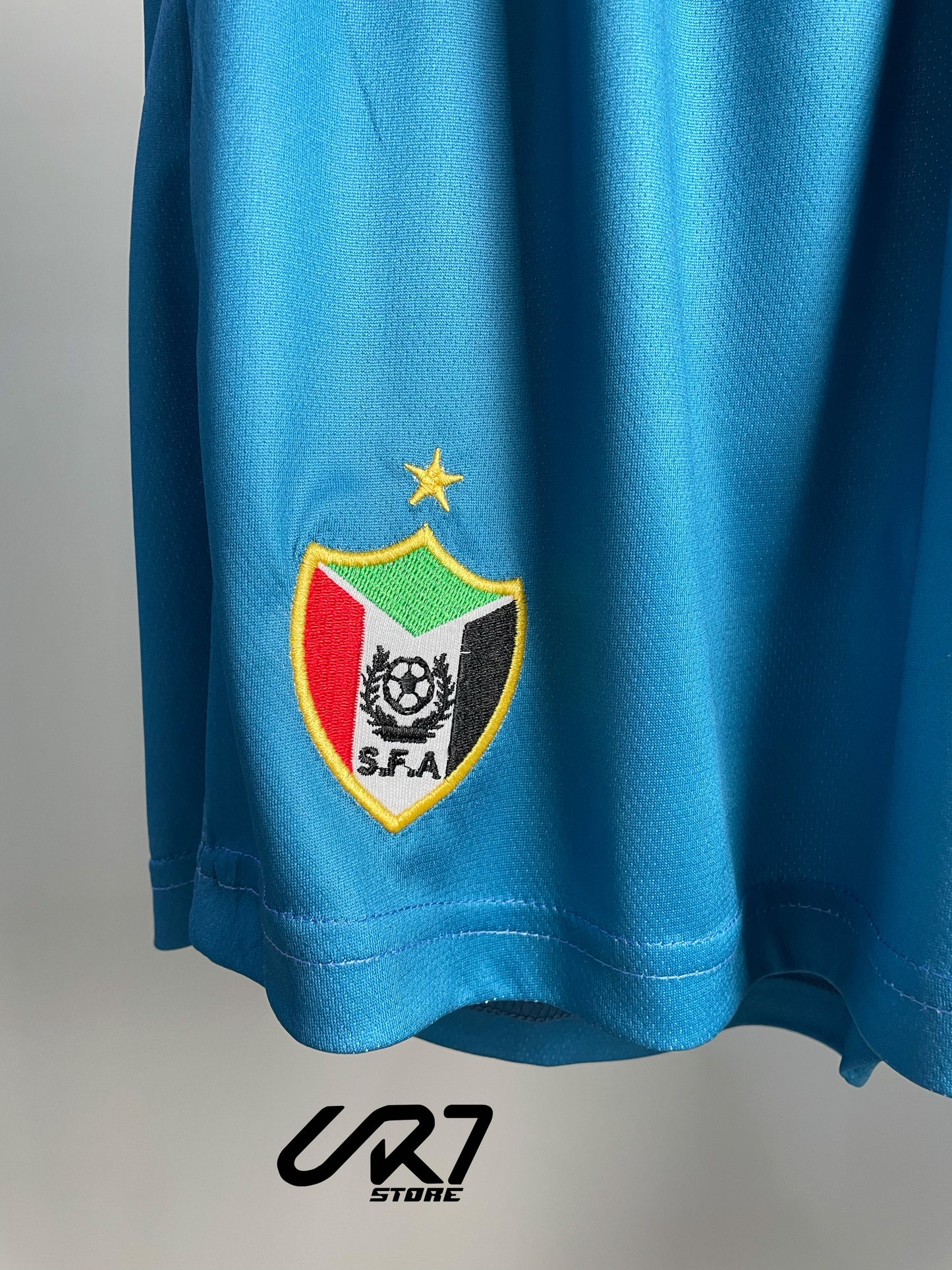 Full set green of T-shirt and shorts for the Sudanese national team - CR7 STORE