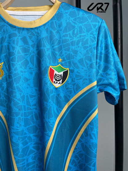 Full set green of T-shirt and shorts for the Sudanese national team - CR7 STORE