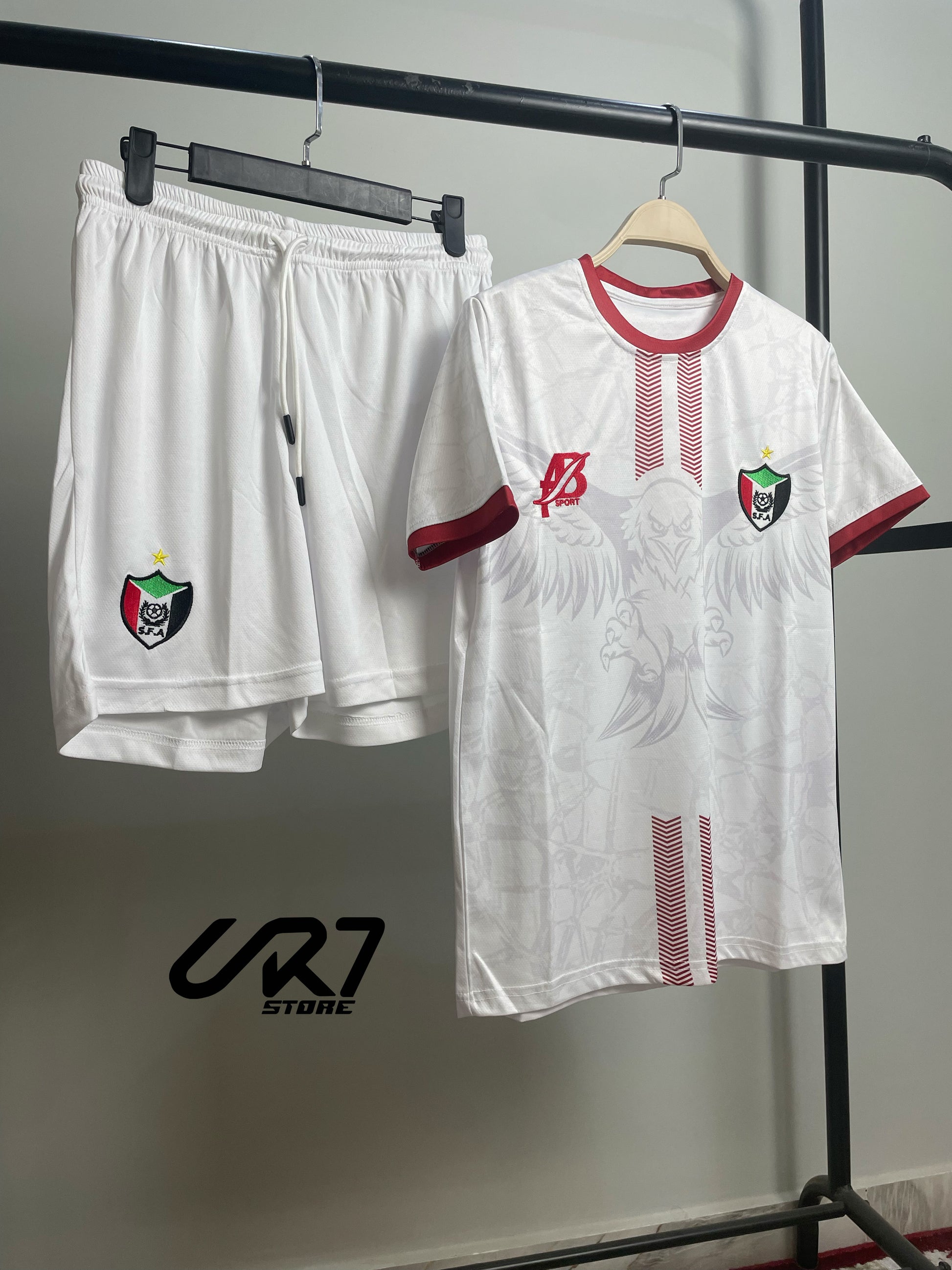 Full set of T-shirt and shorts for the Sudanese national team - CR7 STORE