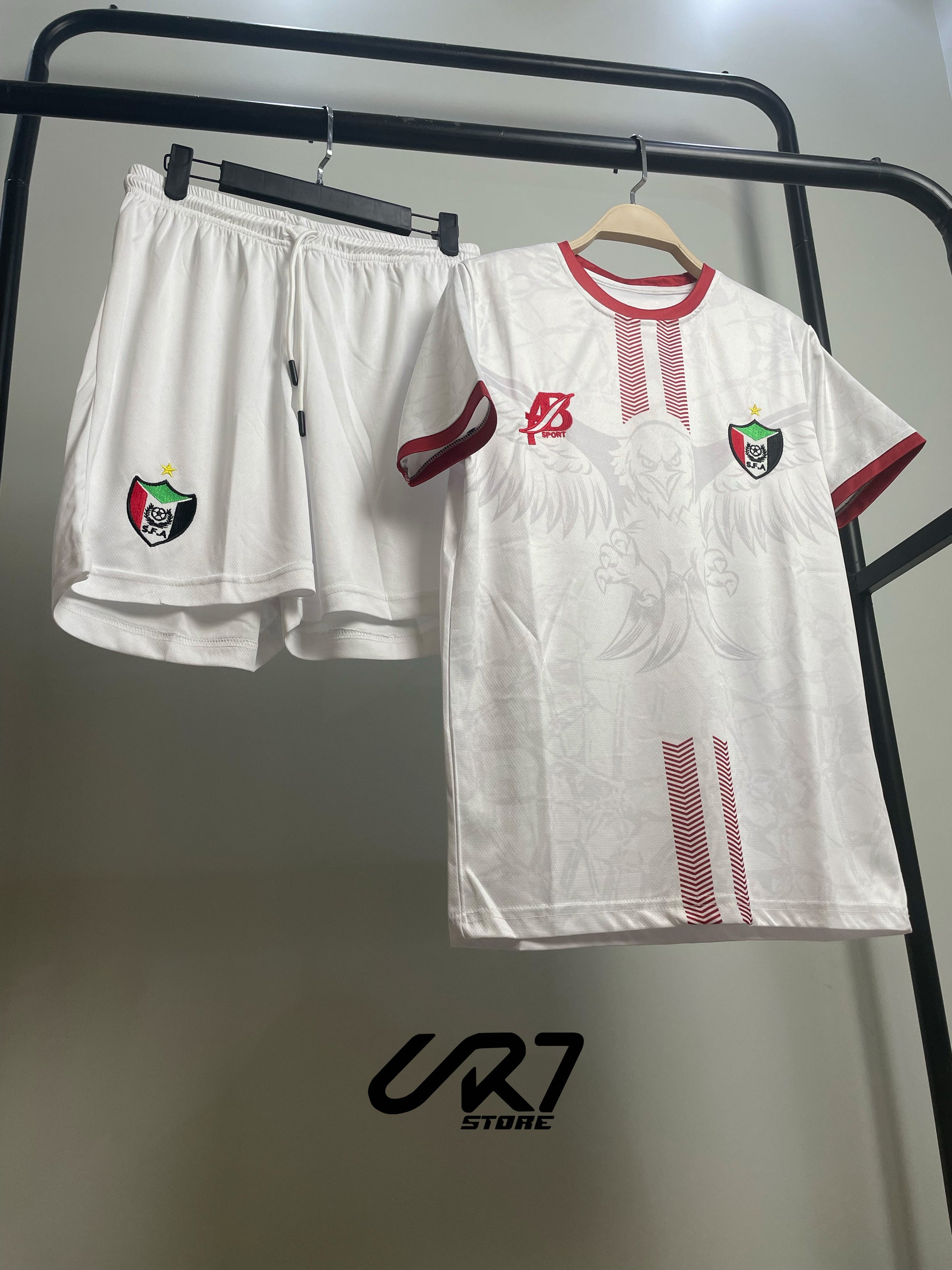 Full set of T-shirt and shorts for the Sudanese national team - CR7 STORE