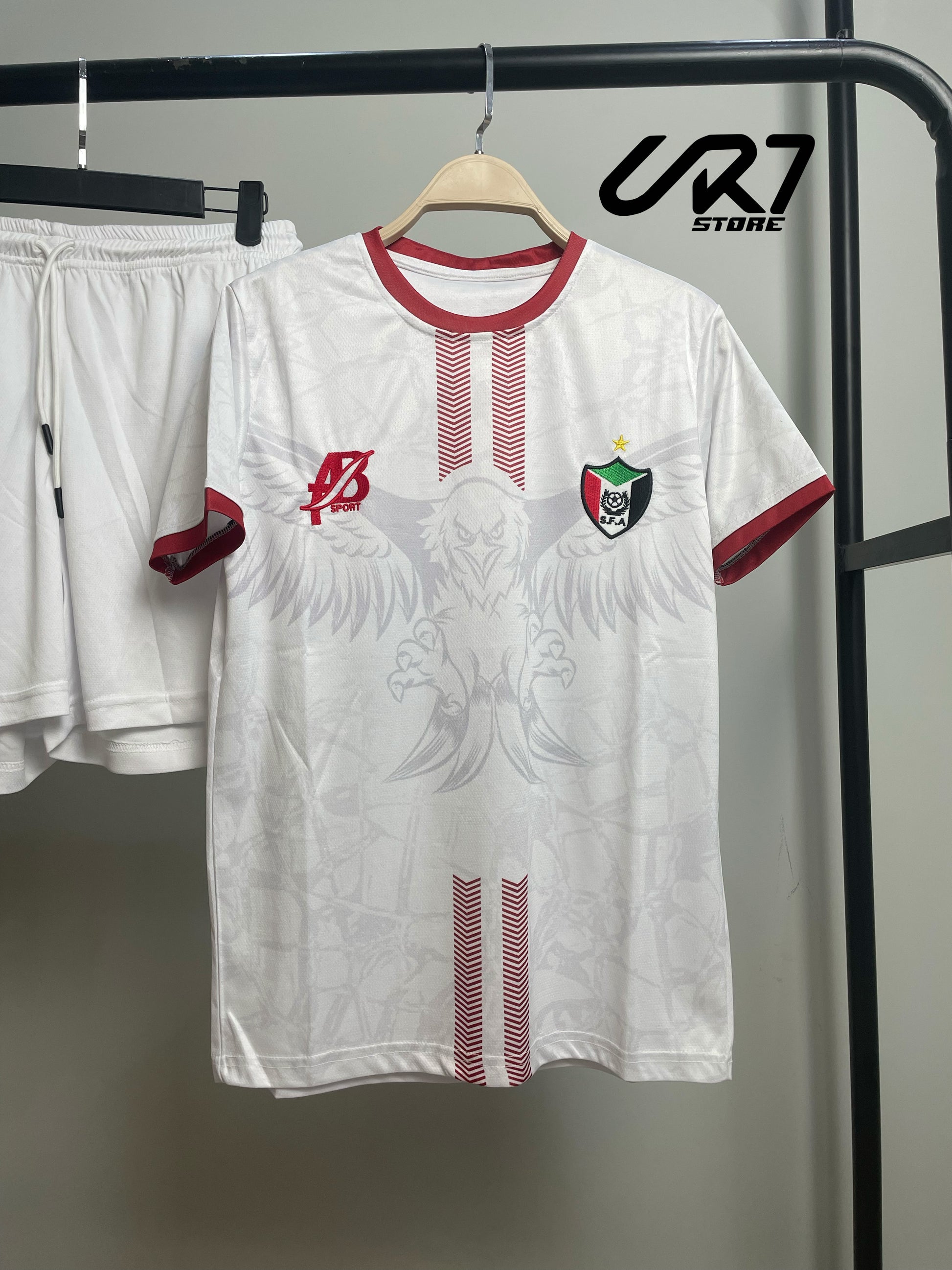 Full set of T-shirt and shorts for the Sudanese national team - CR7 STORE
