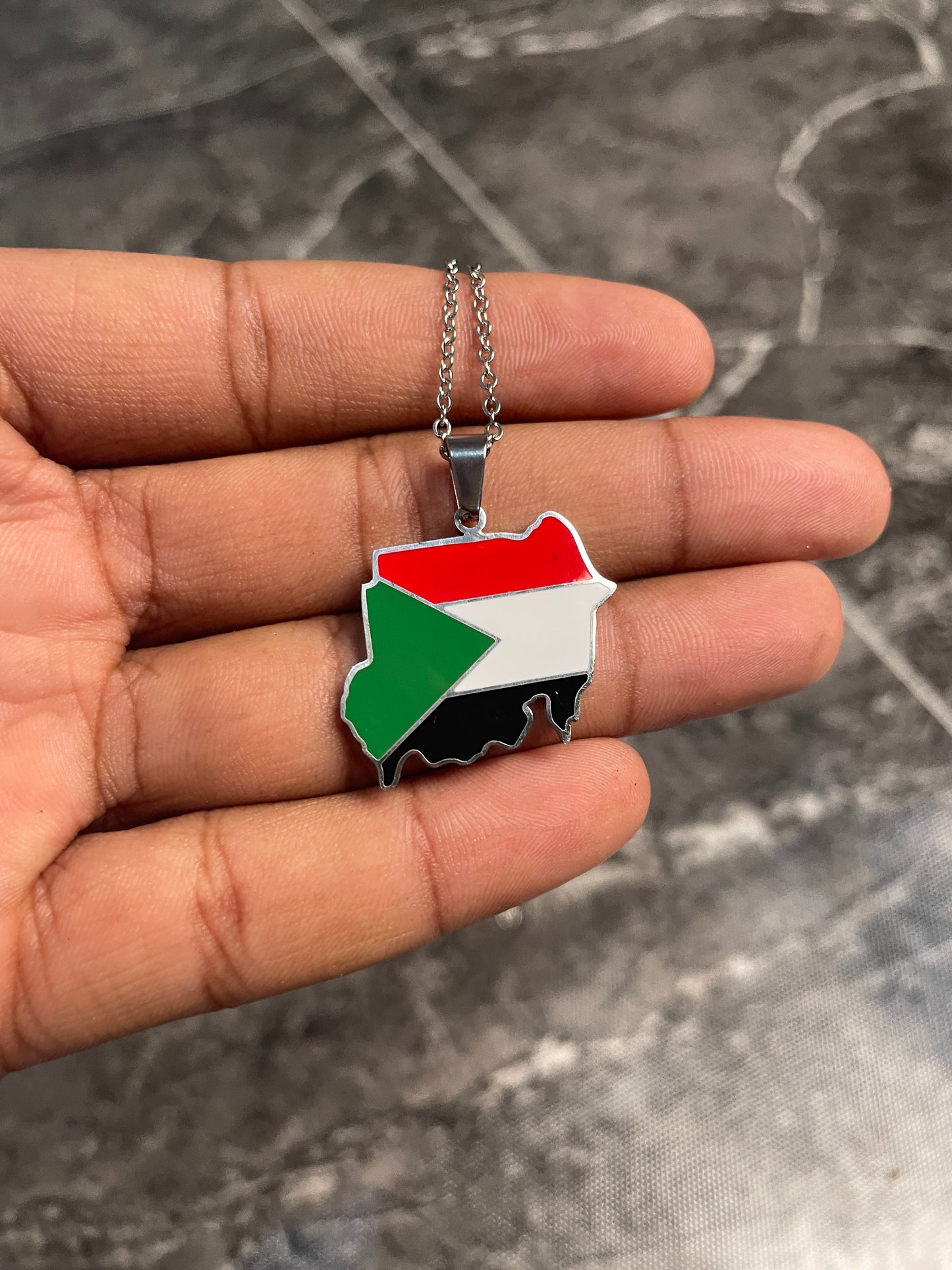 Sudan Map Necklace – A Symbol of Pride for Everyone - CR7 STORE