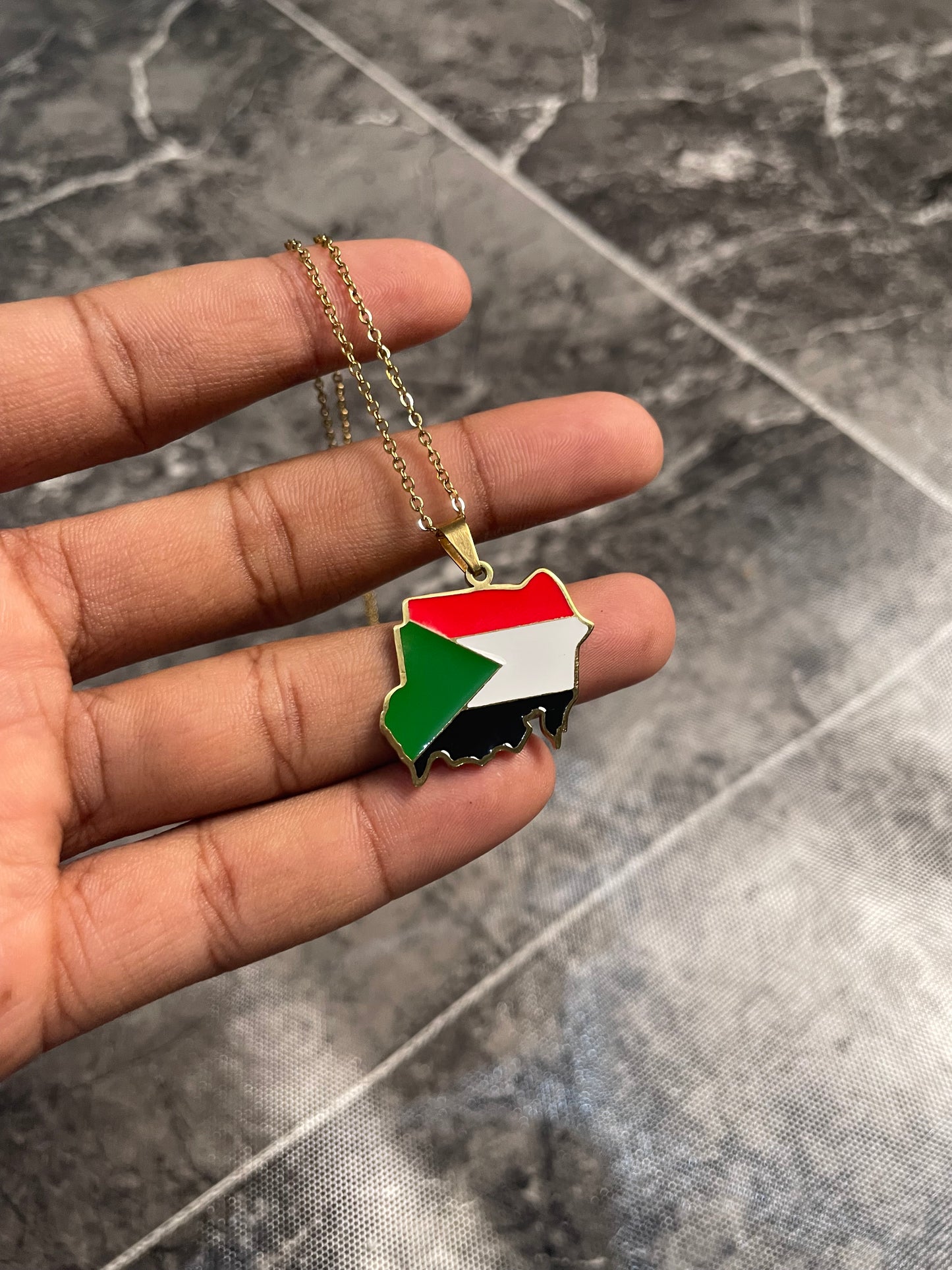Sudan Map Necklace – A Symbol of Pride for Everyone - CR7 STORE