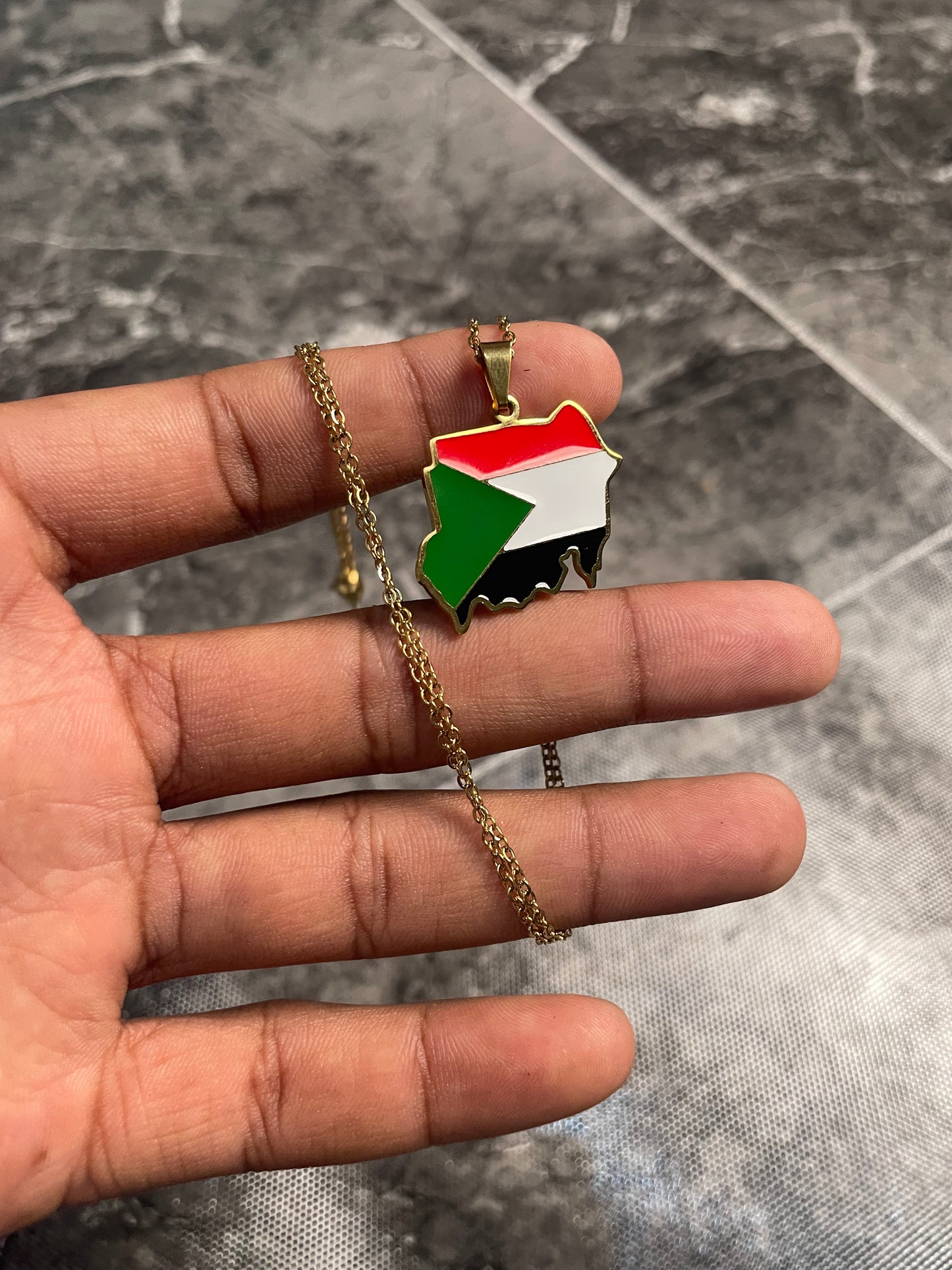 Sudan Map Necklace – A Symbol of Pride for Everyone - CR7 STORE