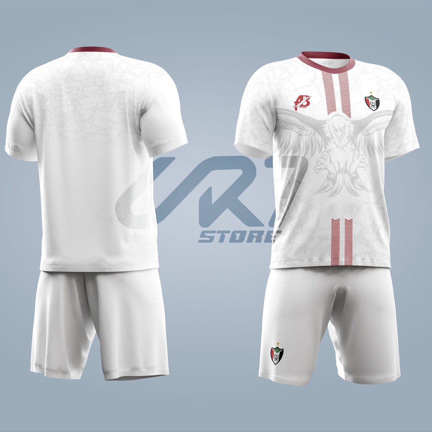 Full set of T-shirt and shorts for the Sudanese national team - CR7 STORE