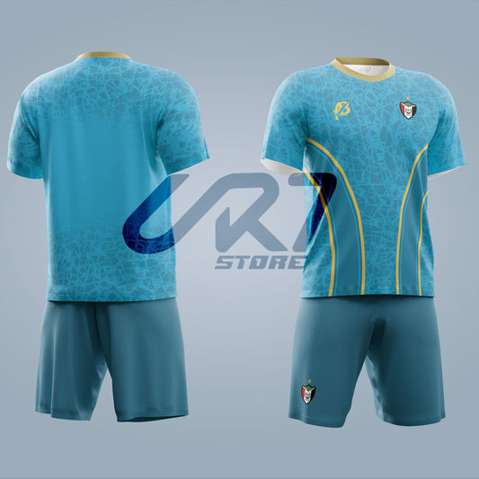 Full set green of T-shirt and shorts for the Sudanese national team - CR7 STORE