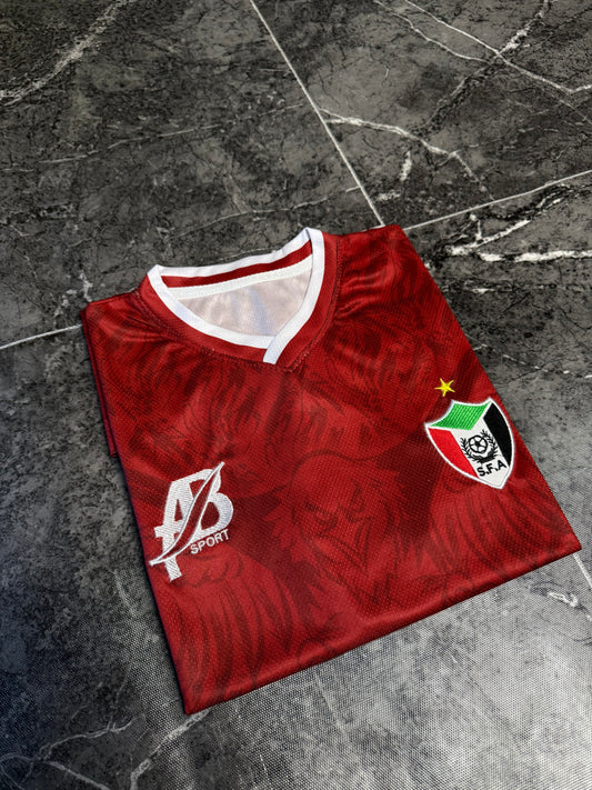 تيشرت منتخب السودان الأحمر 2025 الطقم الأساسي الرسمي