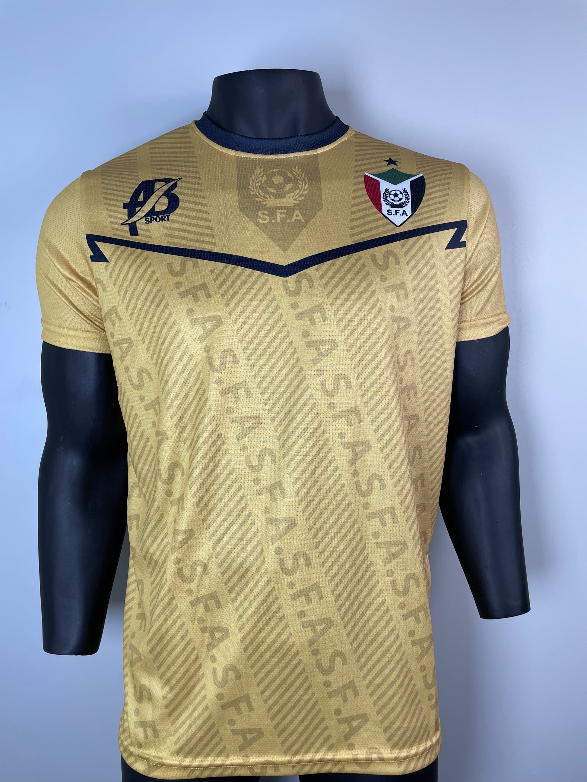 تيشرت منتخب السودان الأصفر 2025 الطقم الثالث المميز